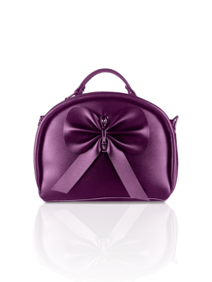 Vogue Forever's Dusky Purple Bow Dazzling Sling Bag